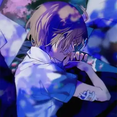 唐崎夜雨二次元超酷男头头像
