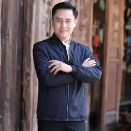 新款中年男士夹克衫春秋休闲爸爸装中老年40薄款50岁春装外套
