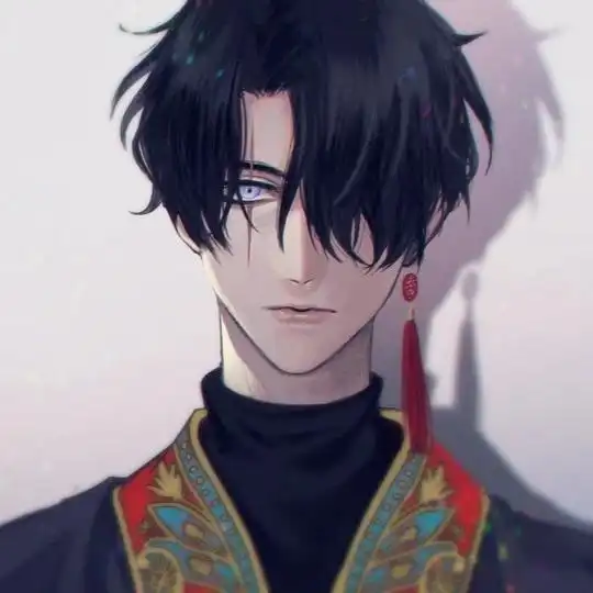 动漫男生插画图片头像
