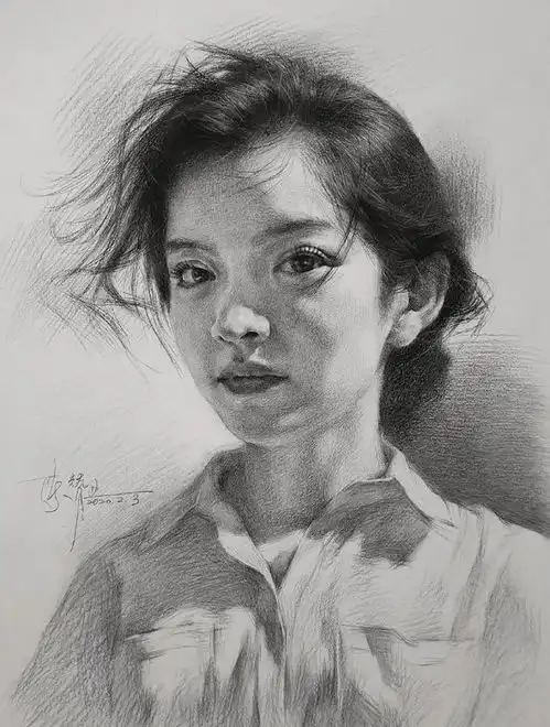 素描头像精讲,关于人物的性别年龄特征,你了解多少
