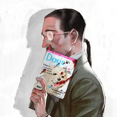 成熟大叔头像动漫图片黑白成熟大叔微信头像
