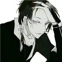 动漫长发男头微信头像图片大全
