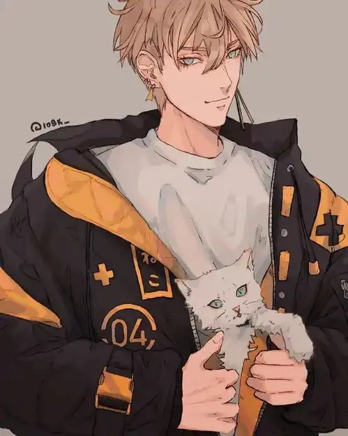 cg原画插画教程糟糕是心动的感觉二次元动漫男生霸道高冷系