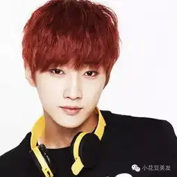 短发纹理烫发发型,纯正男士韩范气质
