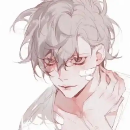 手绘二次元超酷超帅男生头像,活的平凡却不失风度
