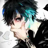 二次元冷酷男生头像黑白微信头像图片大全
