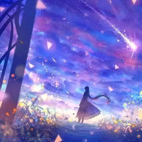 动漫星空超清头像壁纸
