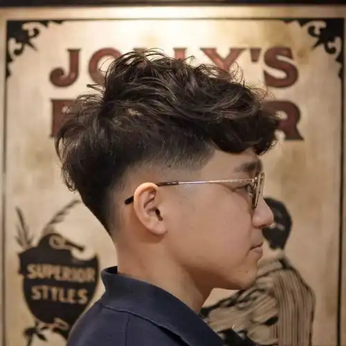 适合亚洲男士的油头,一个字帅
