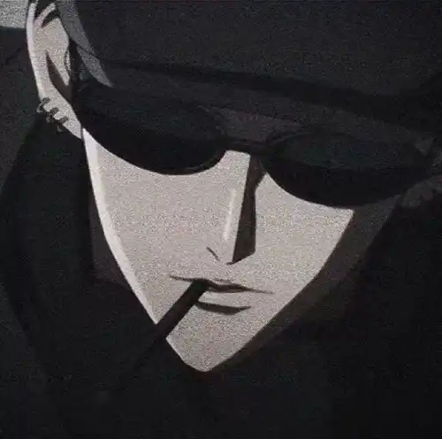 有没有黑暗系的动画男性头像
