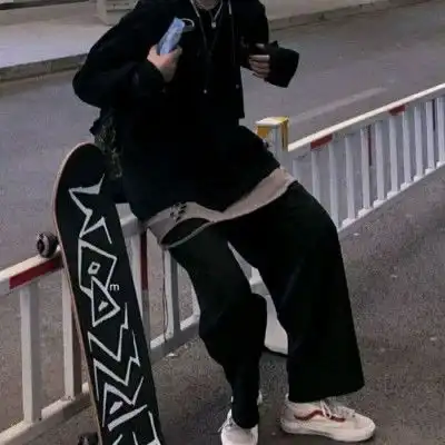 ins高冷男生头像
