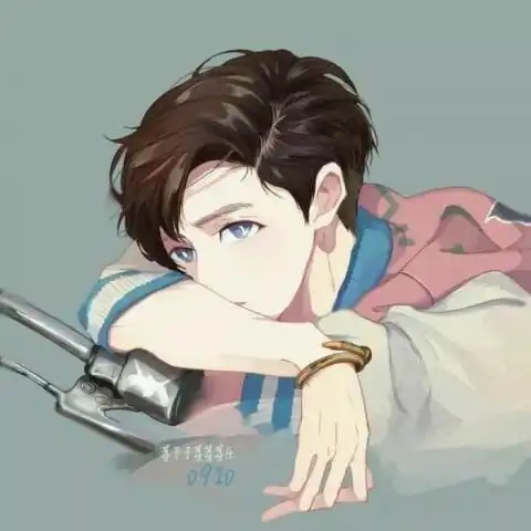 二次元卡哇伊男生头像图片

