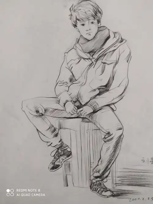 想考国美国画二,不知道各位能不能评价一下我的画

