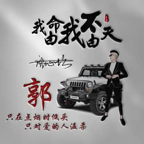 用你的姓氏制作专属微信头像,霸气微信姓氏头像,有你的吗
