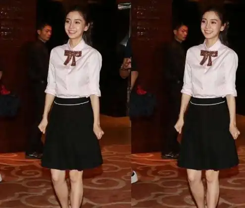 白衬衫女王有七美关晓彤风韵,迪丽热巴似少女,李小璐略臃肿
