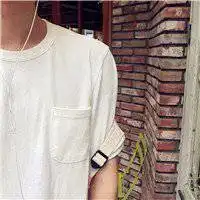半身控男生白衬衫头像微信头像图片大全