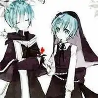 黑暗系二次元男头像一对微信头像图片大全
