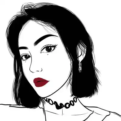 动漫黑白头像女生冷傲比较高逼格头像图片
