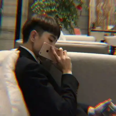 林鹤居颓废夜晚暗黑男神男生头像
