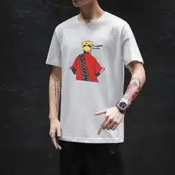 68095多种图案低价跑量短袖个性印花t恤男短袖圆领修身半袖
