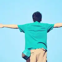 背影图片带手势微信头像图片大全
