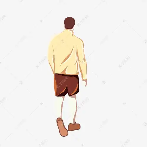 卡通男孩的背影免抠图素材图片免费下载千库网
