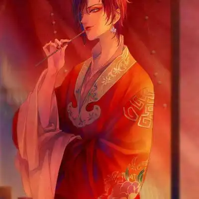 古风戏子二次元头像男
