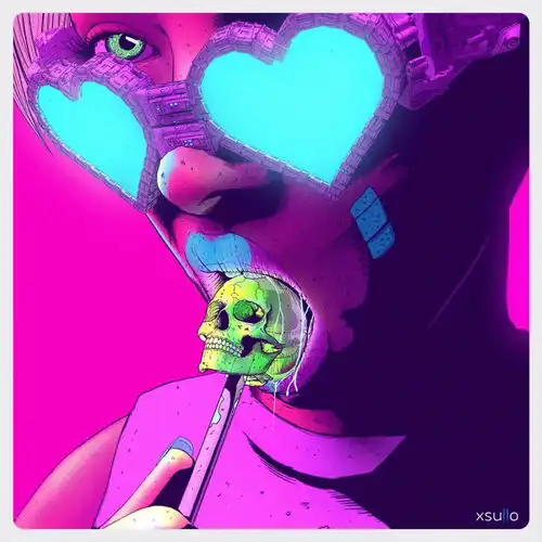 赛博朋克,充满未来感的反乌托邦画风
