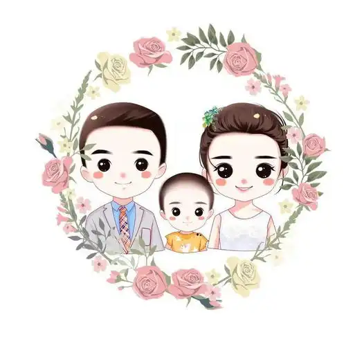 一家三口四口五口六口,20张全家福头像大集合
