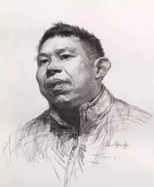 素描如何把握不同角度的素描头像
