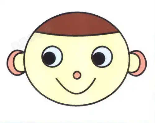 男孩头像简笔画
