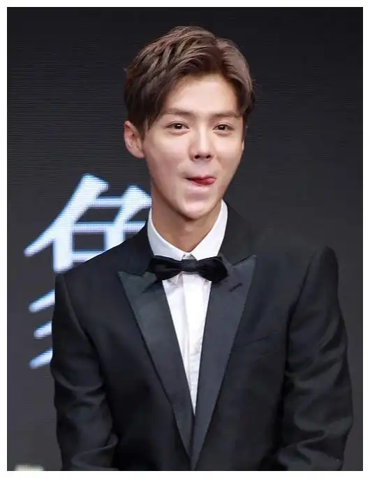 鹿晗接受央视采访,黑色西服妆容清净,自穿越火线后口碑上涨
