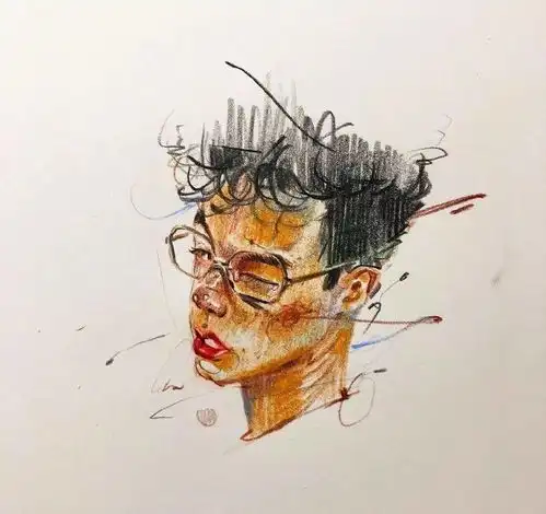 彩铅人物速涂,太厉害了
