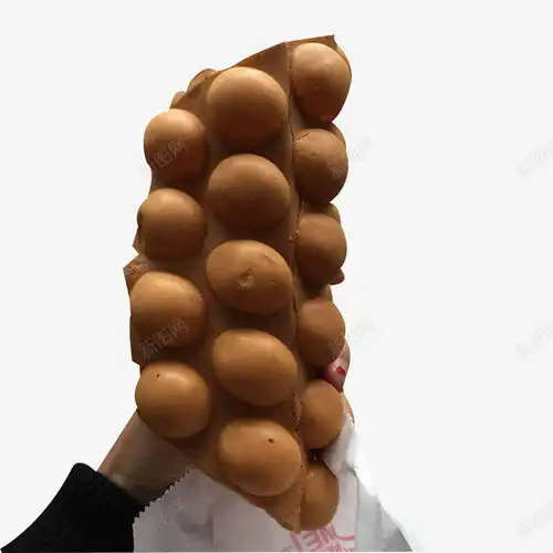 美食滋蛋仔创意素材鸡蛋仔素材

