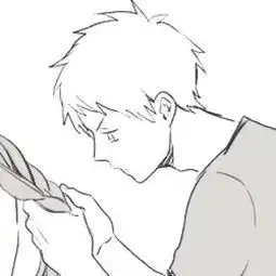 动漫情侣男4黑白
