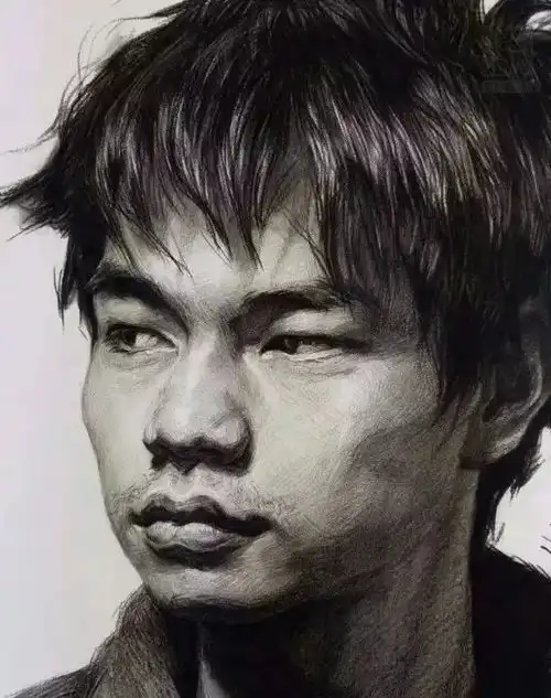 男女青年素描头像怎么精细画附步骤图