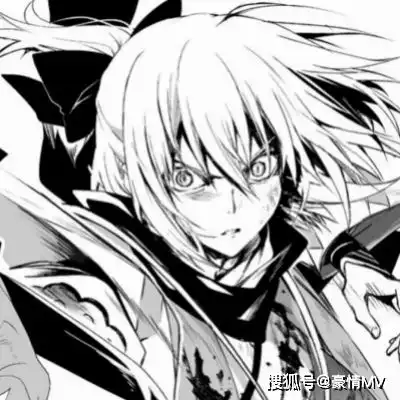黑白动漫男生头像2021二次元男生黑白头像图片
