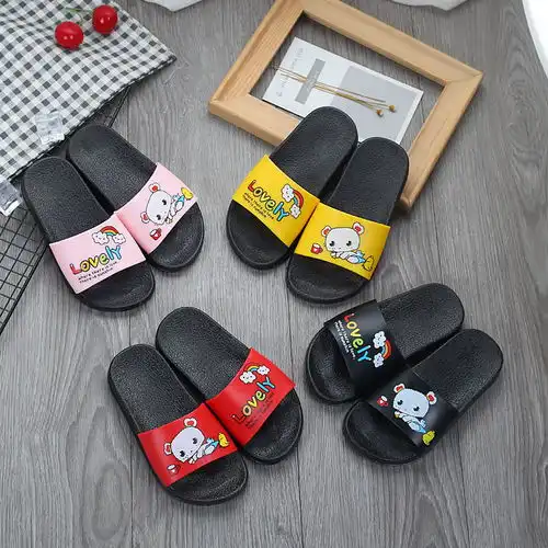 儿童拖鞋夏季一家三口亲子凉拖男女童可爱卡通洗澡防滑宝宝凉拖鞋
