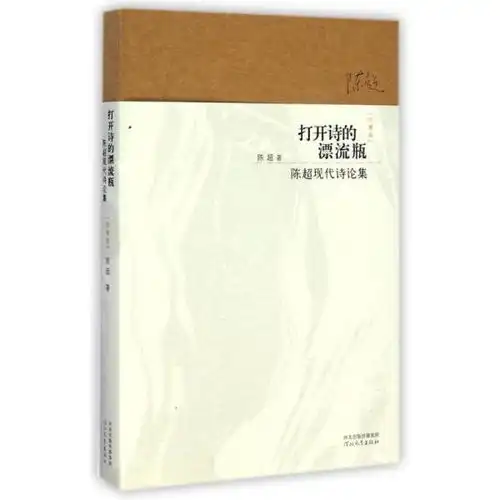 打开诗的漂流瓶陈超现代诗论集珍藏版
