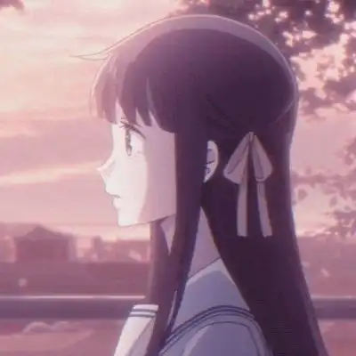 小清新真人动漫浪漫情侣头像
