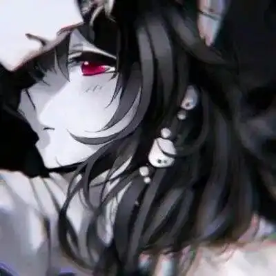 2023最新黑色冷酷高冷动漫情侣头情侣头像我要个性网
