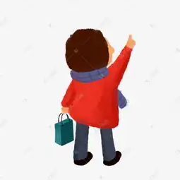 卡通男孩背影素材图片免费下载千库网
