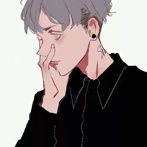 头像男冷酷黑暗动漫情侣
