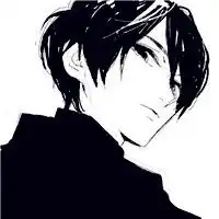 二次元黑白帅哥头像,喜欢换头像就换吧
