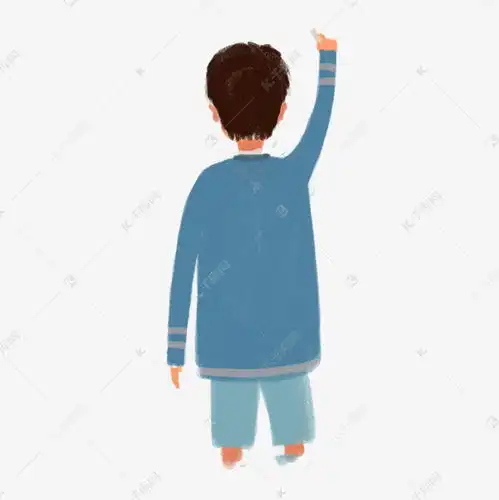 头像男背影孤独抠图