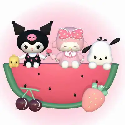 三丽鸥家族hellokittykuromi库洛米美乐堆糖,美图壁纸兴趣社区
