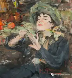 油画头像写生,最好的造型巩固模式
