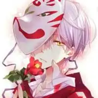 狐狸面具动漫男头像微信头像图片大全
