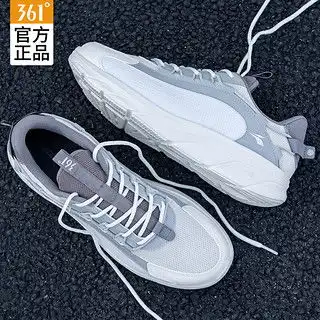 361男鞋运动鞋2022年冬季新款男复古文化鞋燕麦奶羽毛白39
