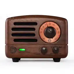 猫王小王子胡桃木标准版便携蓝牙收音机音箱音箱产品图片4素材it168音箱图片大全
