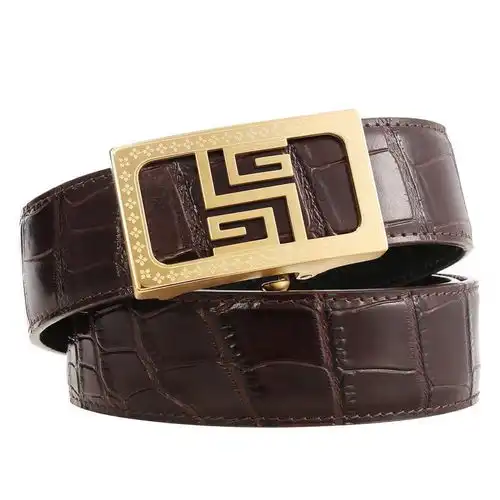 芙拉迪新款不锈钢扣腰带自动扣男士皮带
